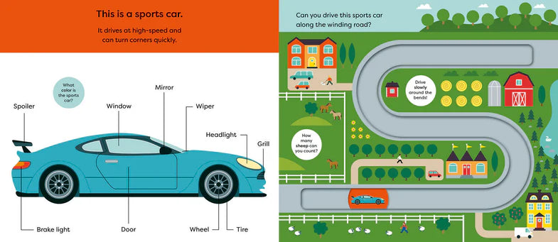 Make Tracks Cars Board Book