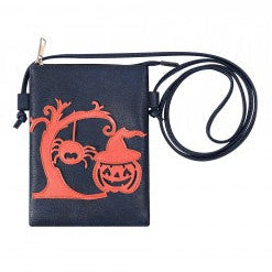 Halloween Laser Cut Crossbody Cellphone Purse