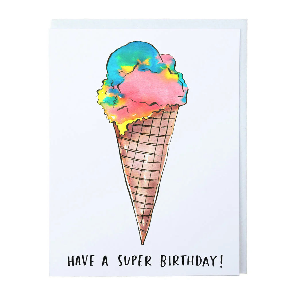 Have A Super Birthday! (Superman Ice Cream) Card