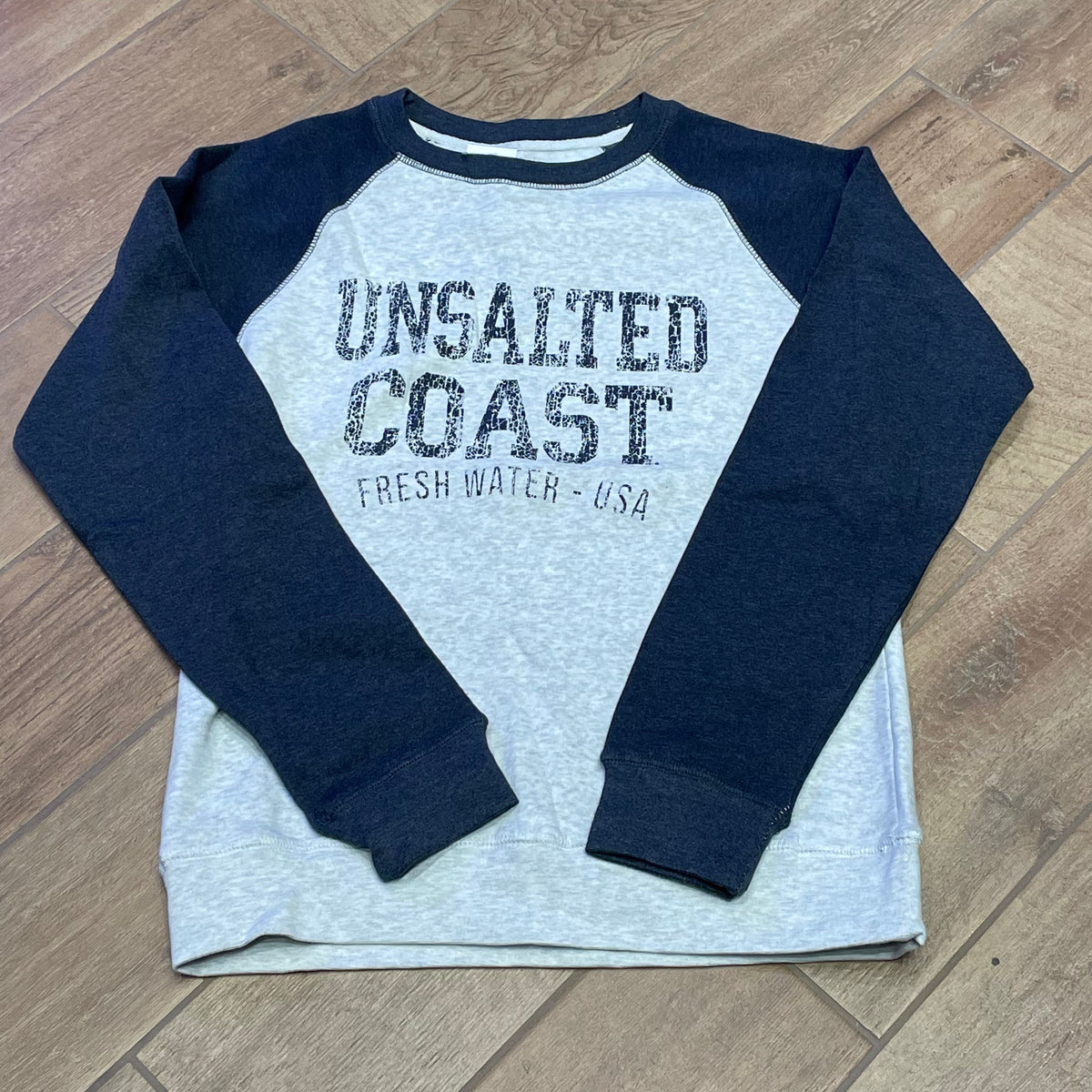 UC Grey/Navy Captain Crew Sweatshirt