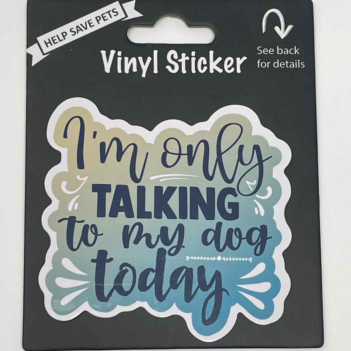 Dog Vinyl Sticker