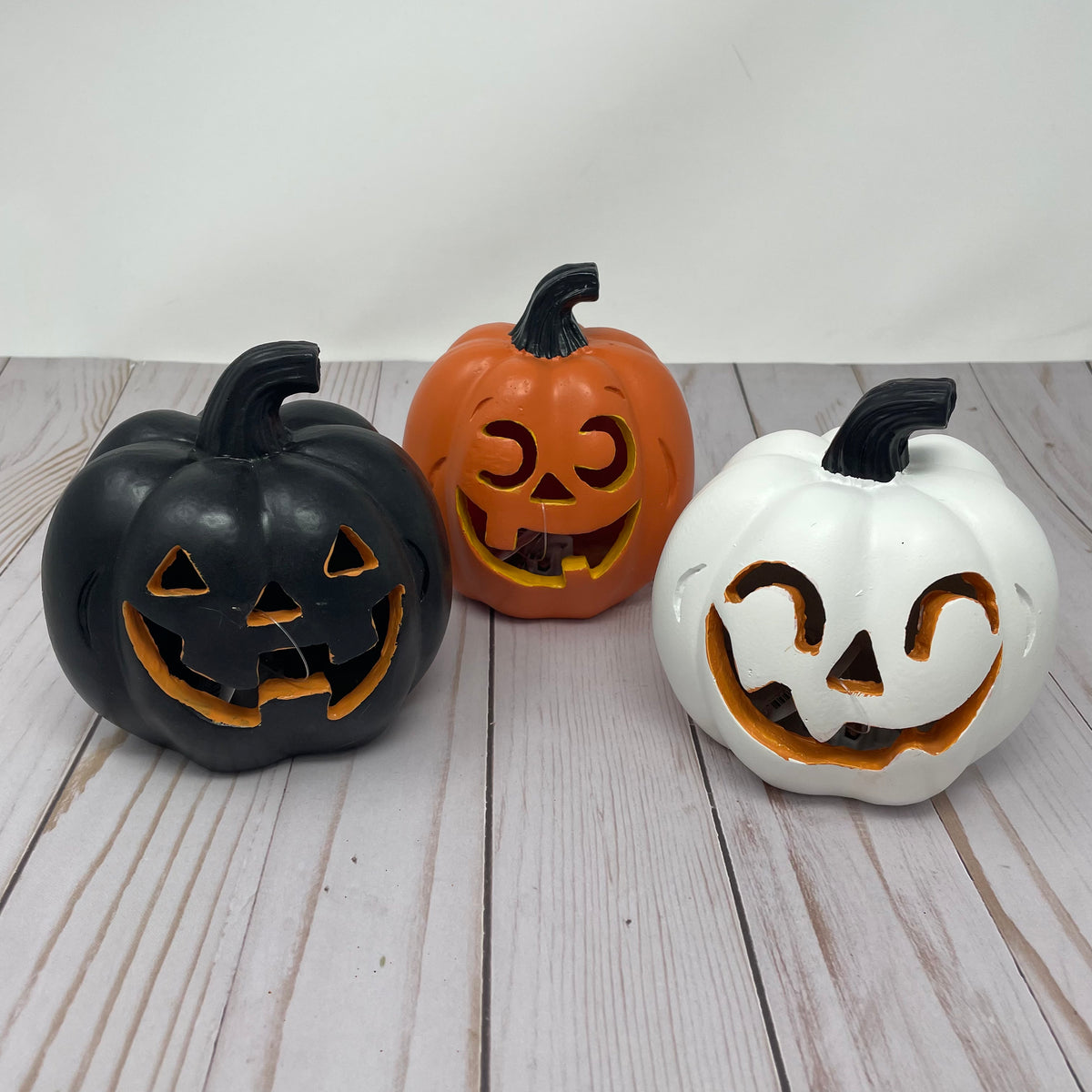 5&quot; Light-Up Resin Jack-O-Lantern