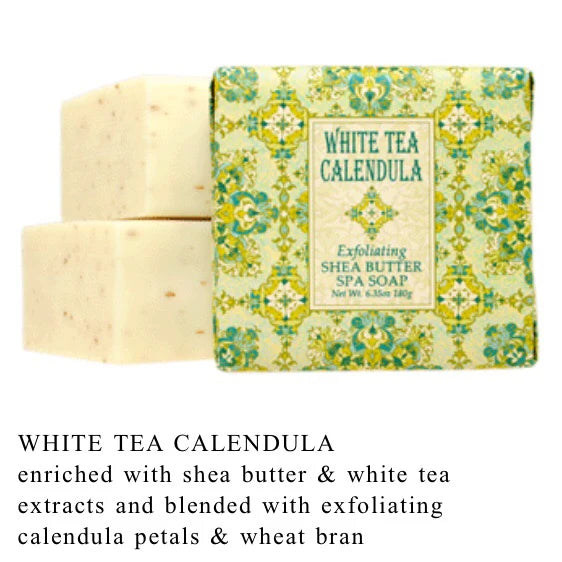 1.9oz Shea Butter Soap White Tea Calendula
