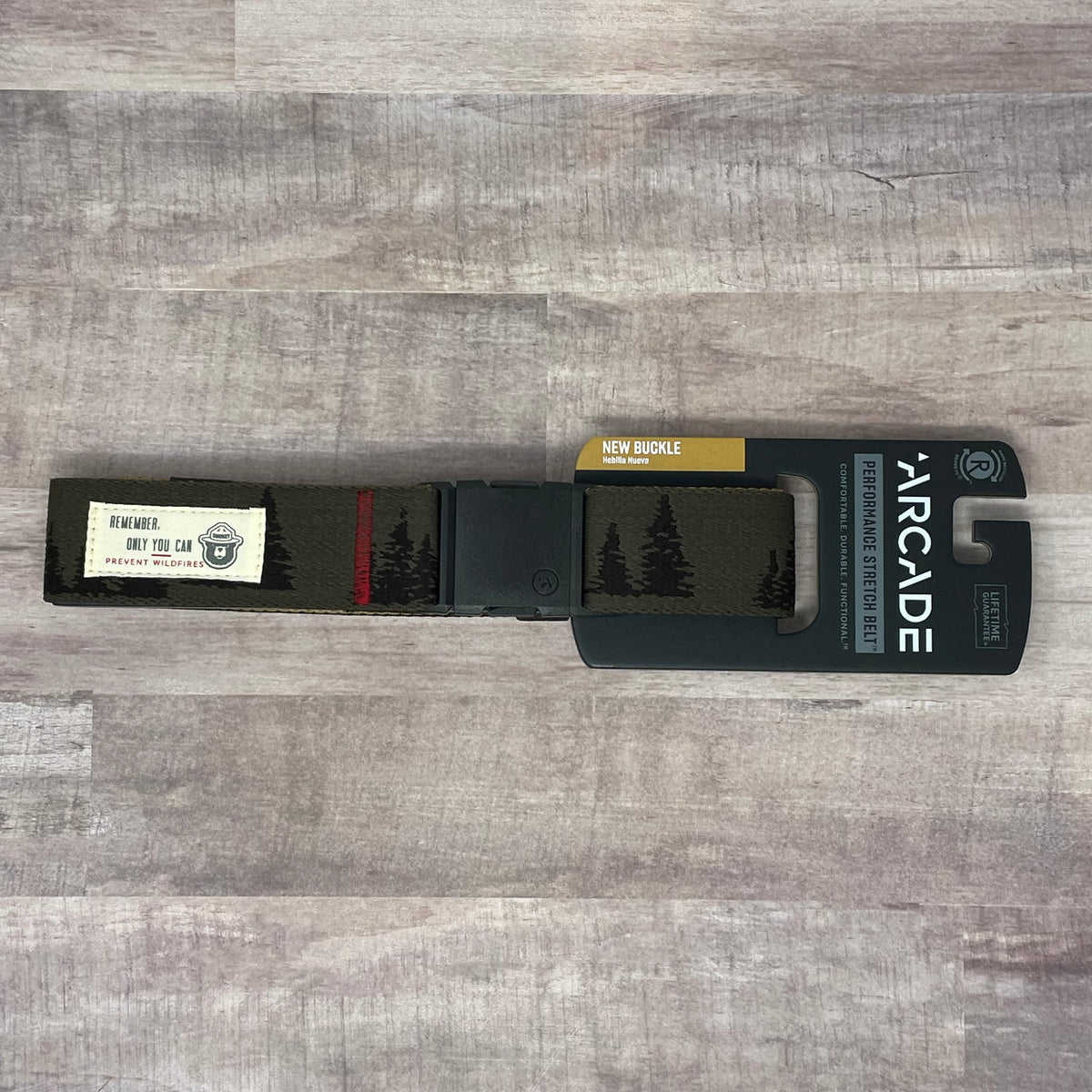 Arcade Smokey Bear Stretch Men&#39;s Belt