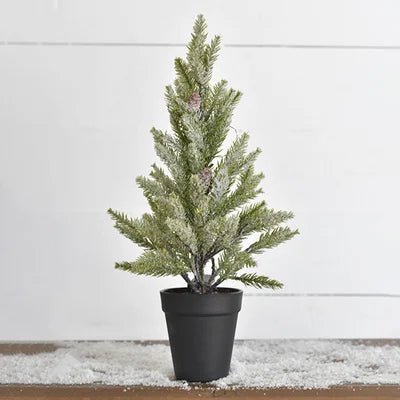 16&quot; Potted Tree w/ Lights