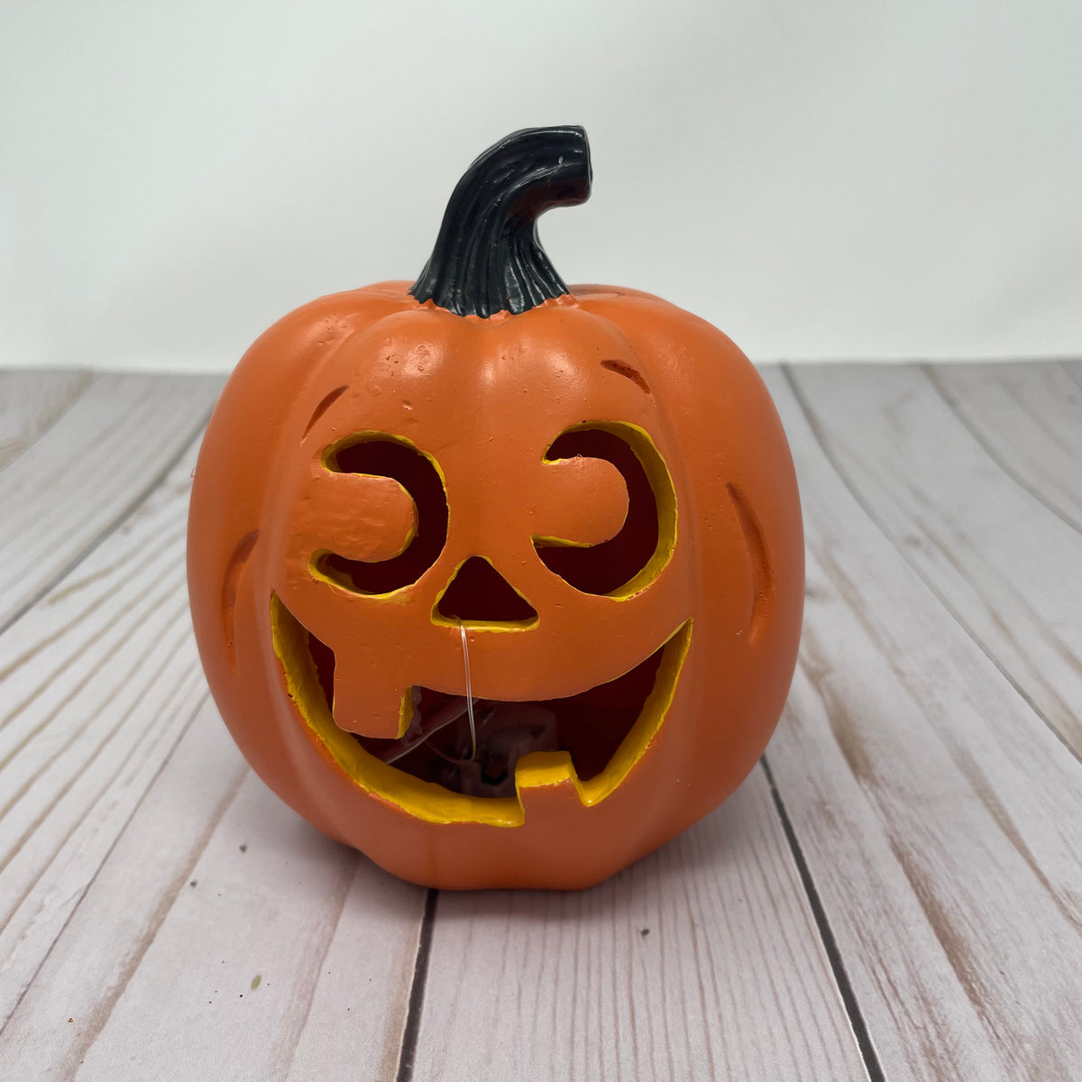 5&quot; Light-Up Resin Jack-O-Lantern