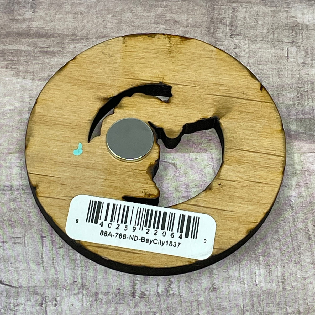 Aqua Wood Magnet