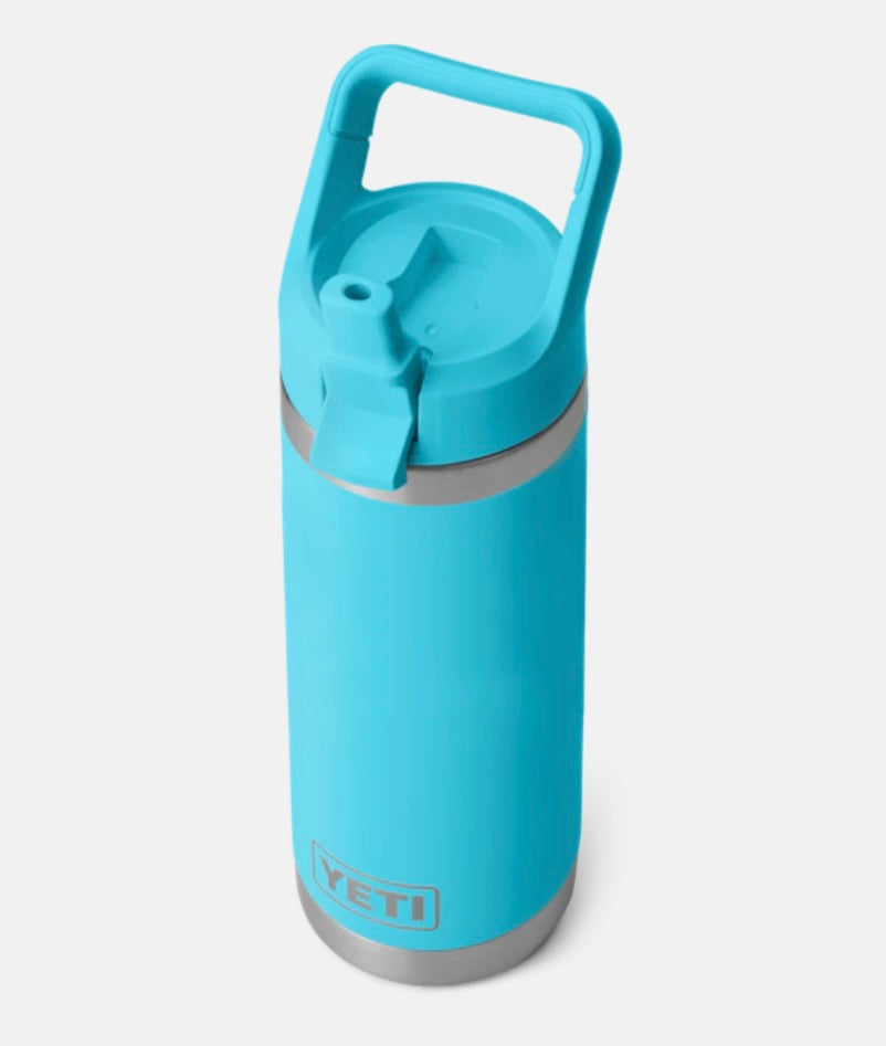 Yeti Rambler 18oz Straw Cap Bottle - Seafoam