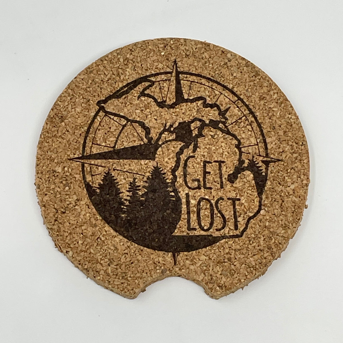 Single Cork Car Coaster