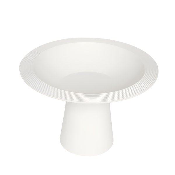Melamine Shallow Bowl Pinstripes