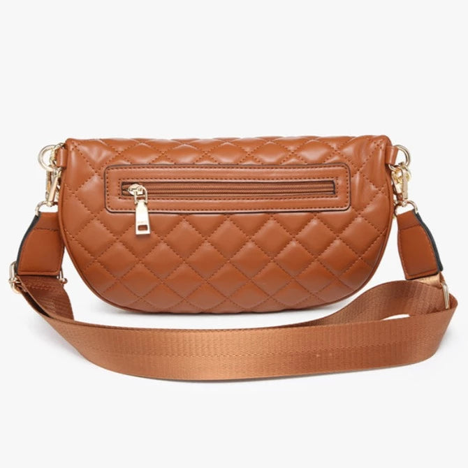 Sylvie Quilted Belt Bag w/ Gold Accent