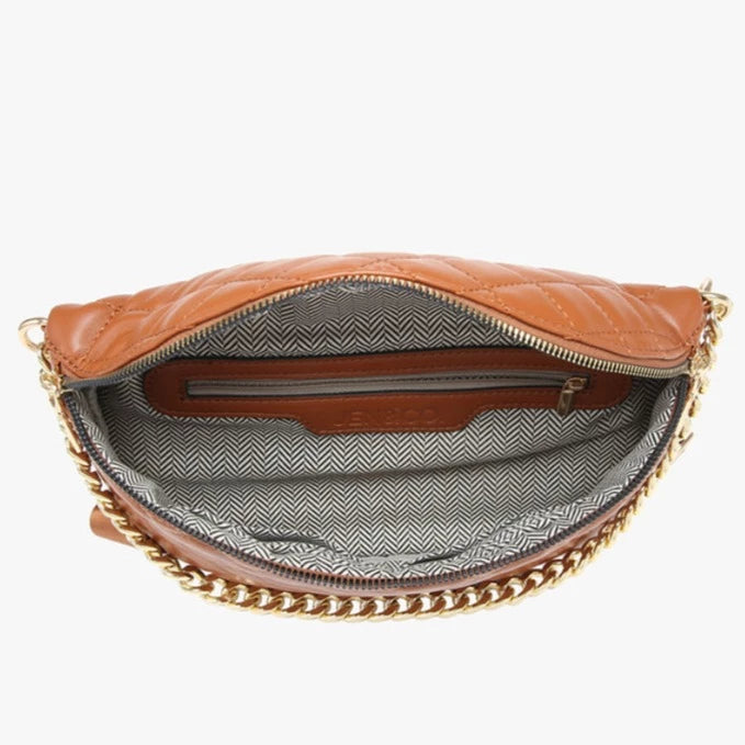 Sylvie Quilted Belt Bag w/ Gold Accent
