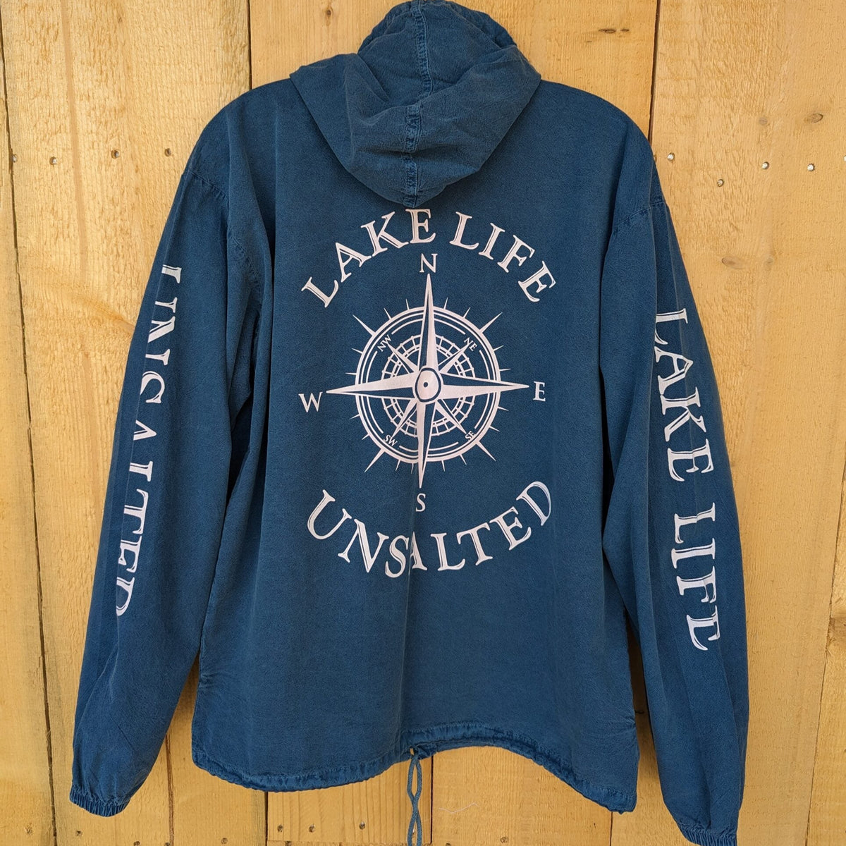 Lake Life Unsalted White Hoodie