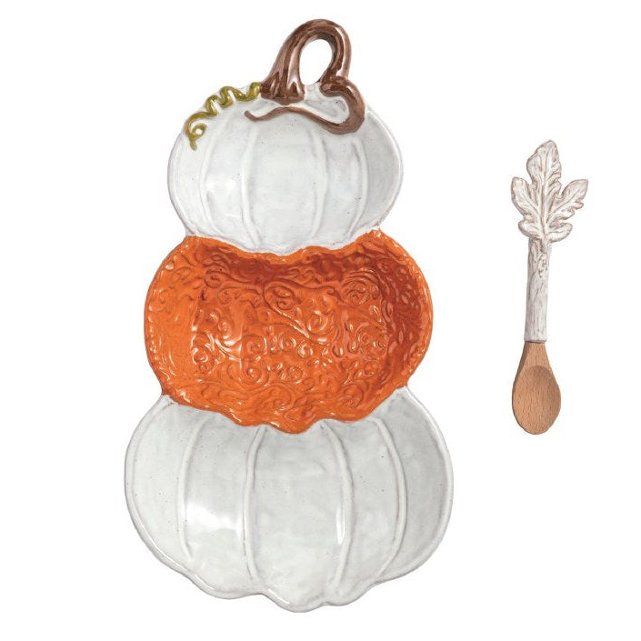Stacked Pumpkin Triple Tidbit — Mud Pie