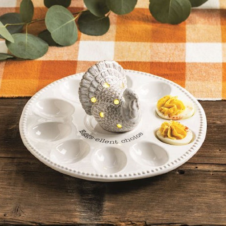 White Turkey Light-Up Sitter
