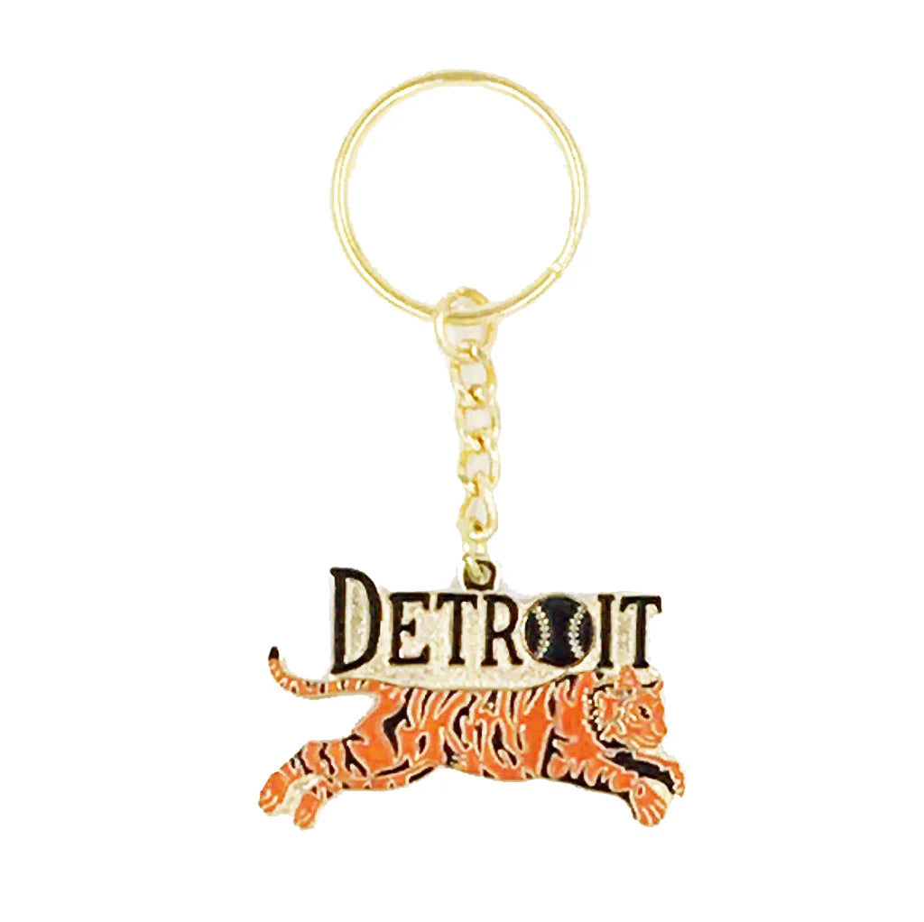 Michigan Enamel Keychain