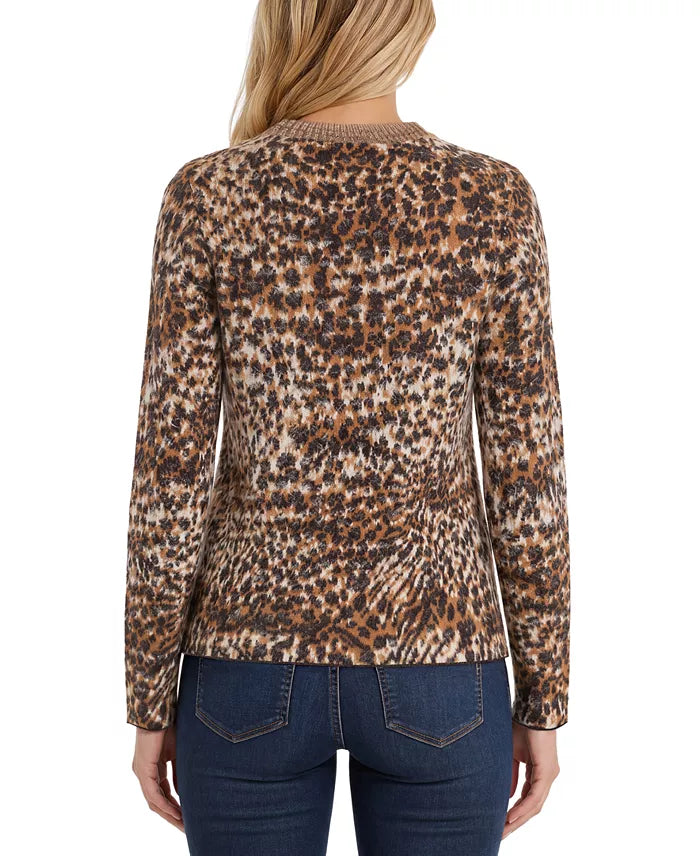 Leopard Crew Neck Sweater