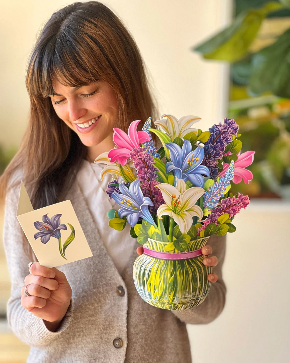 Pop-Up Greeting Card FreshCut Flowers