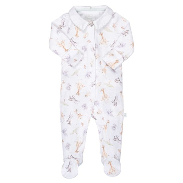 Little Savannah Pattern Printed Babygrow