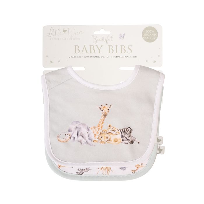 Little Savannah Baby Bib Gift Set