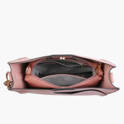 Lyla 2 in 1 Leather Bucket Purse