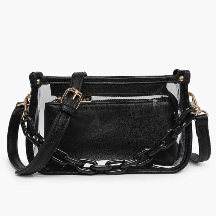 Jessica Clear Crossbody Purse