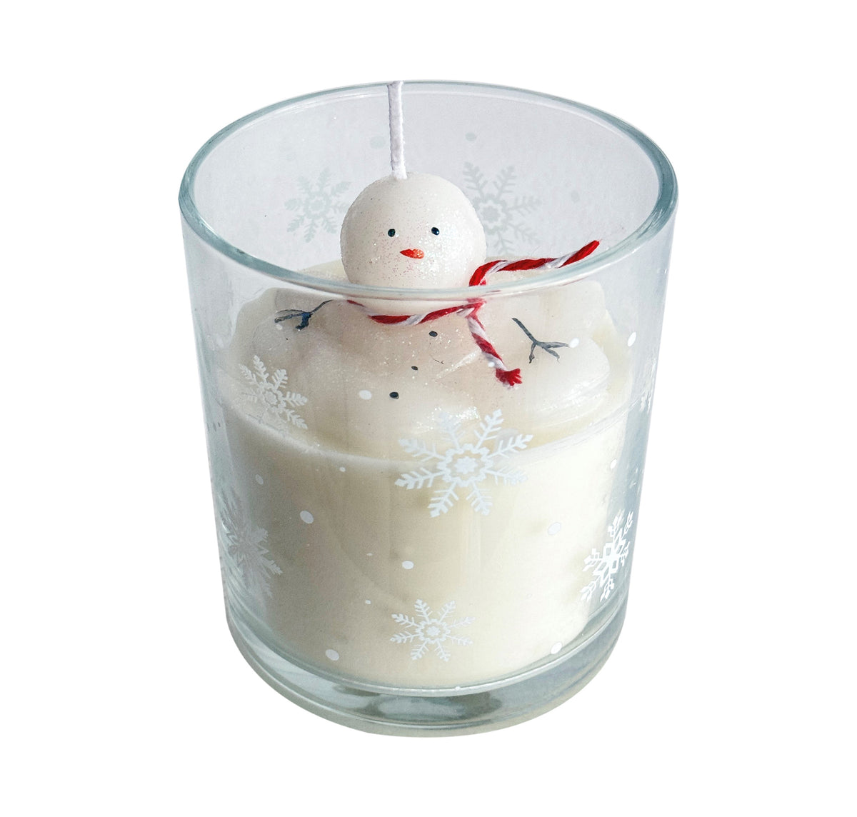 Melting Snowman Art 10oz Candle