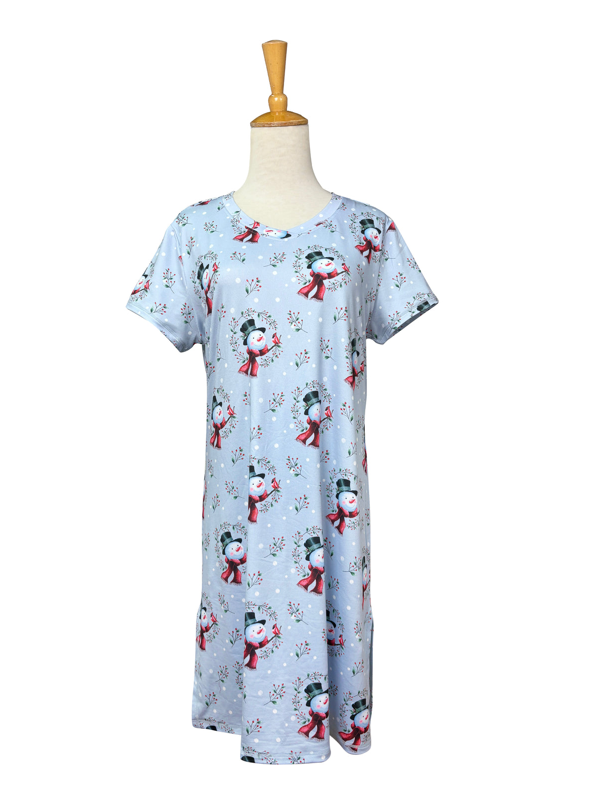 Flurry Frost Snowman Mirabeau Sleep Dress