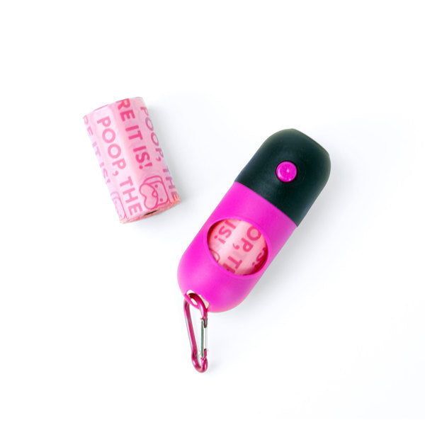 Poop There It Is 2-in-1 Flashlight Doggie Bag Dispenser