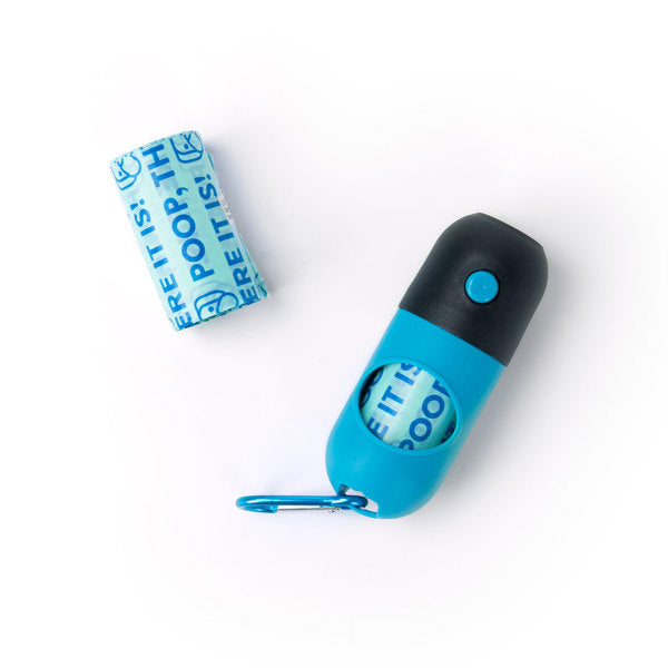 Poop There It Is 2-in-1 Flashlight Doggie Bag Dispenser