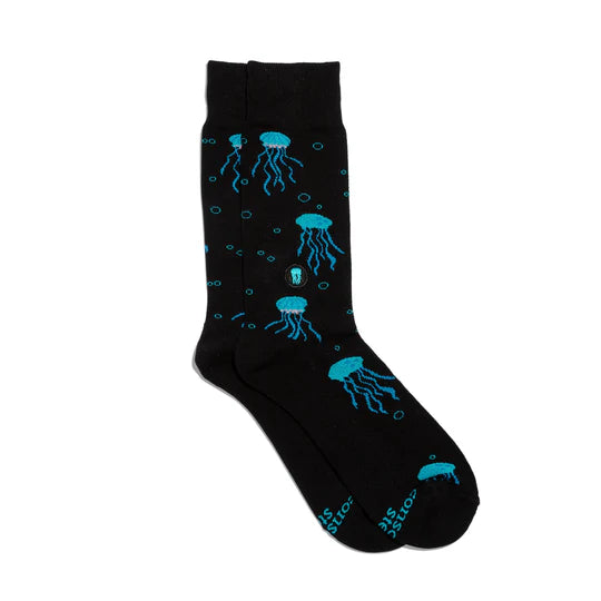 Bioluminescent Beauties - Socks That Protect Oceans
