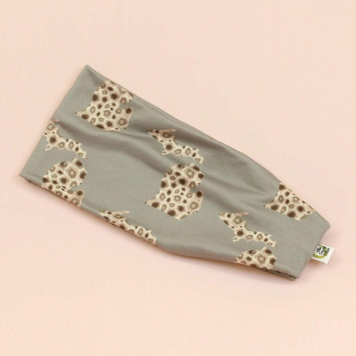 Our State Stone Sassy Olive Stretch Headband