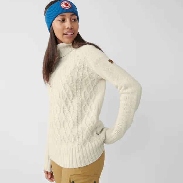 Women&#39;s Ovik Cable Knit Roller Neck Sweater