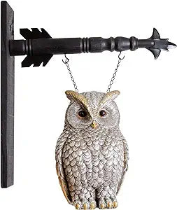 Silver &amp; Gold Metallic Owl for Arrow Holder