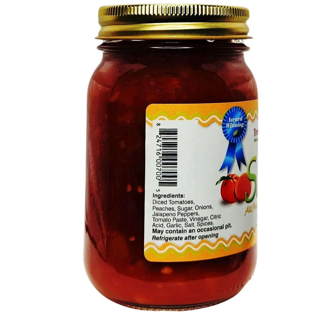 Peach Salsa - Medium 16oz