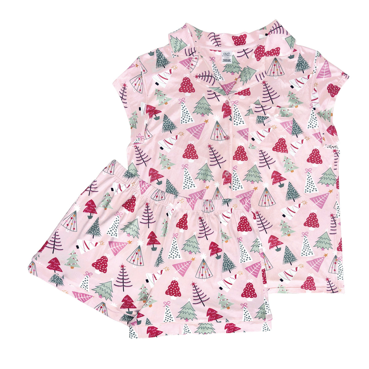 Creamy Peach Christmas Lounge Set