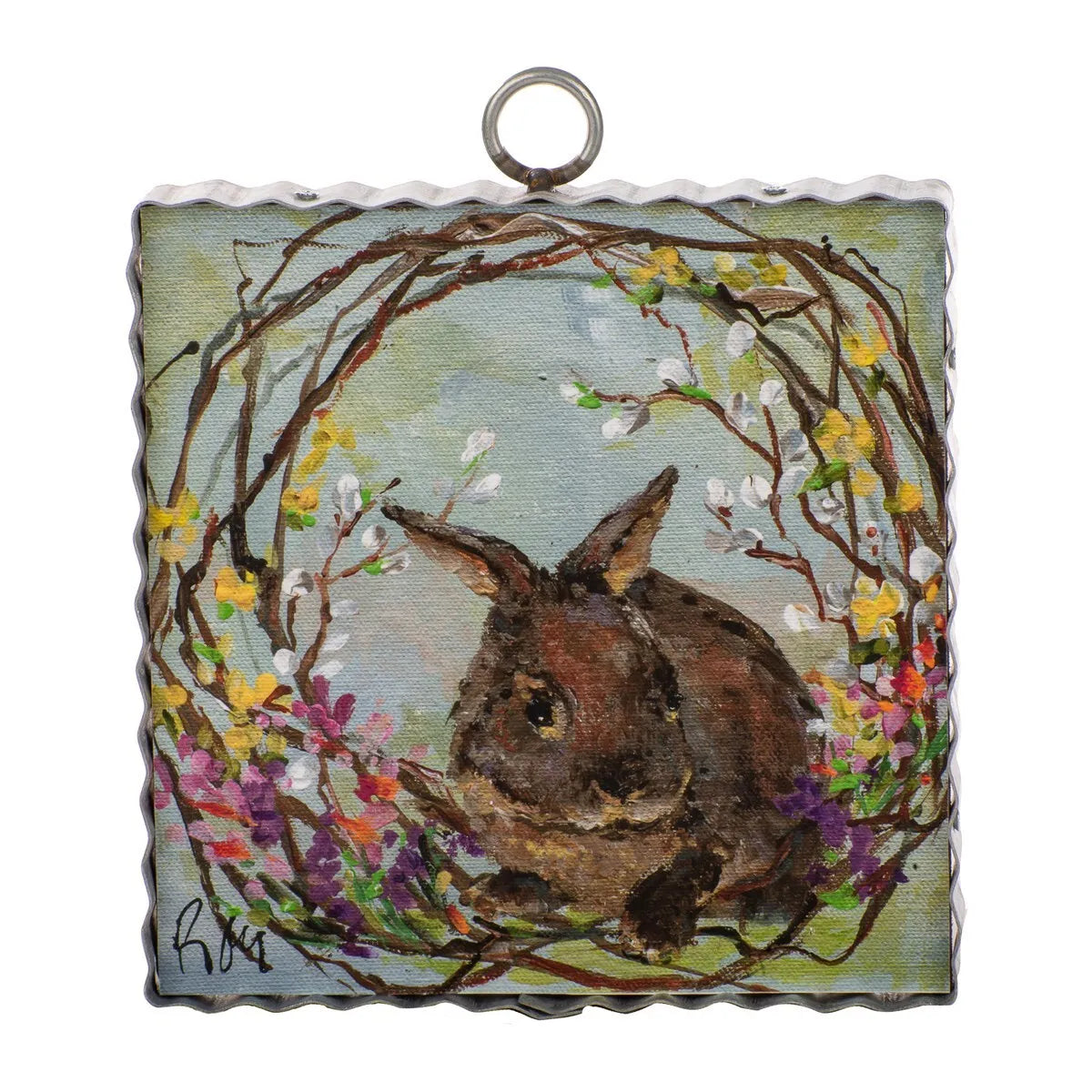 Gallery Mini Art Rozie&#39;s Bunny Wreath RTC