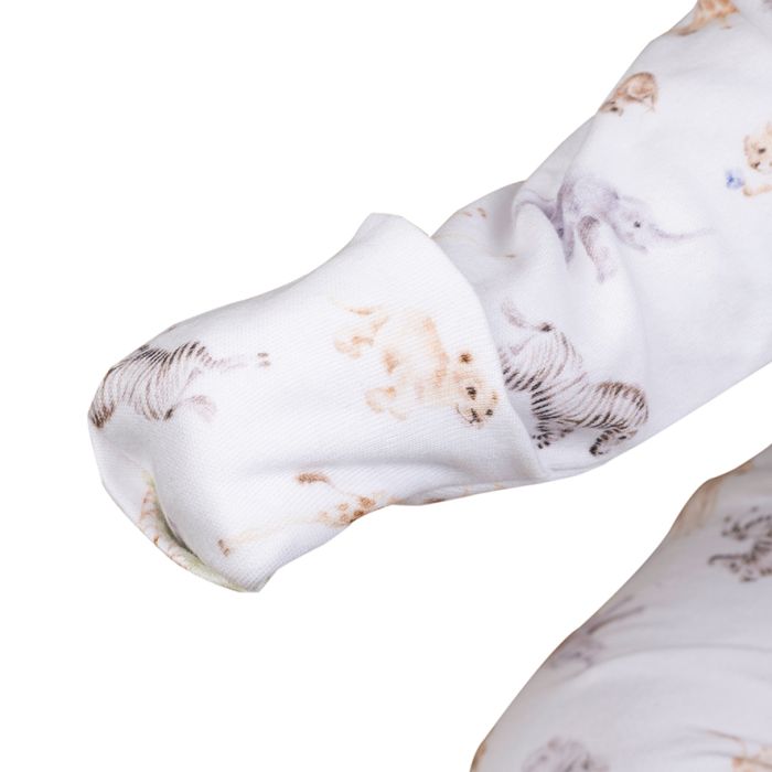 Little Savannah Pattern Printed Babygrow