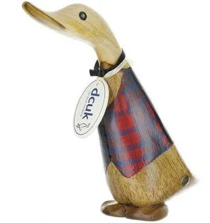 DCUK Tartan Waistcoat Duckling