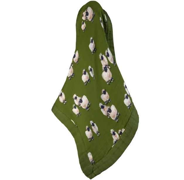 18&quot; X 18&quot; Bamboo Mini Lovey Valais Sheep