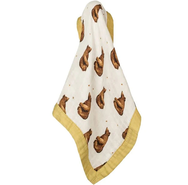 18&quot; X 18&quot; Bamboo Mini Lovey Honey Bear