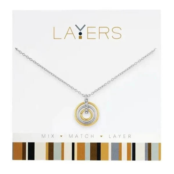 Silver Layers Necklace