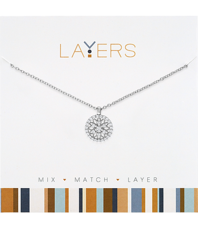 Silver Layers Necklace