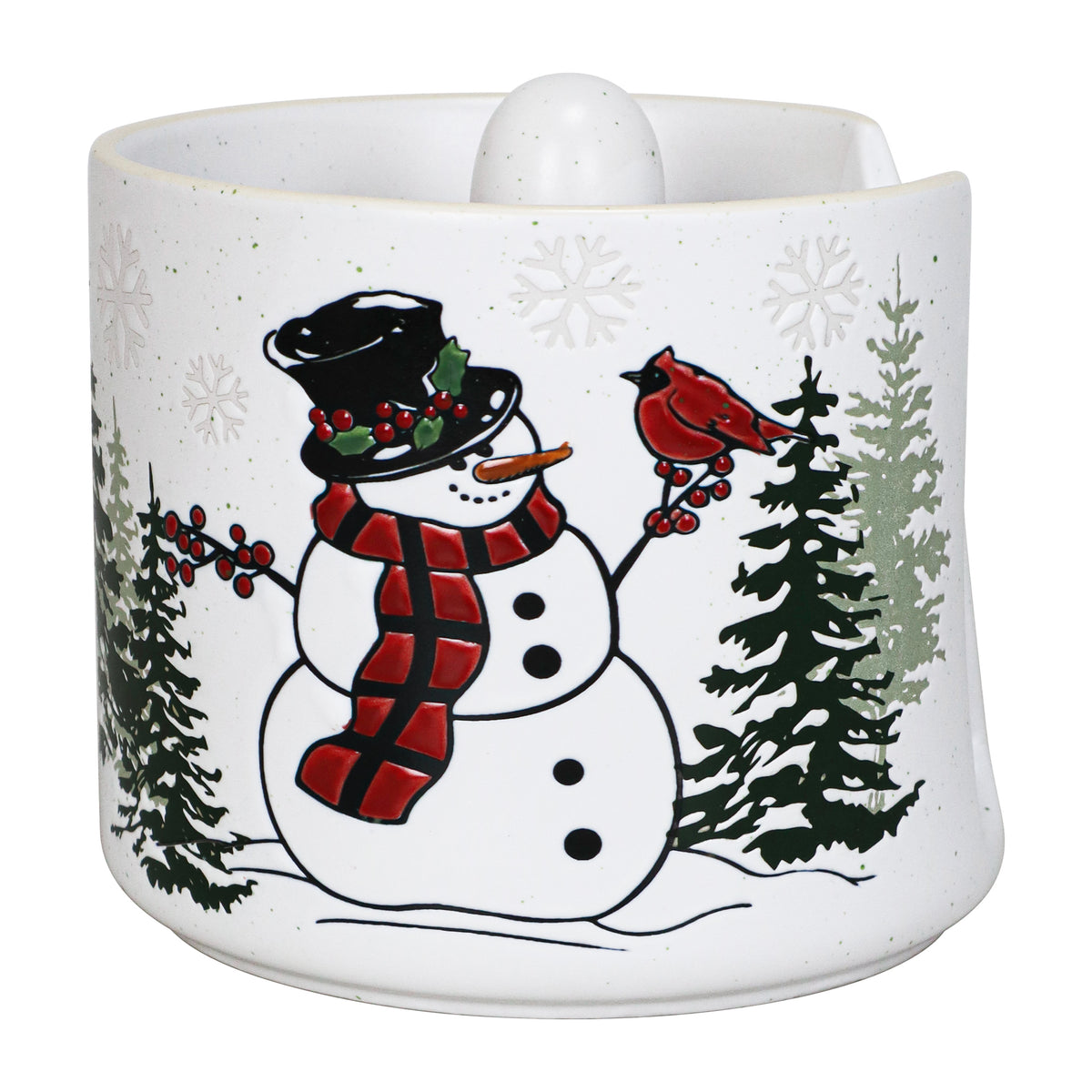 Berry Frosted Pines Paper Towel Holder