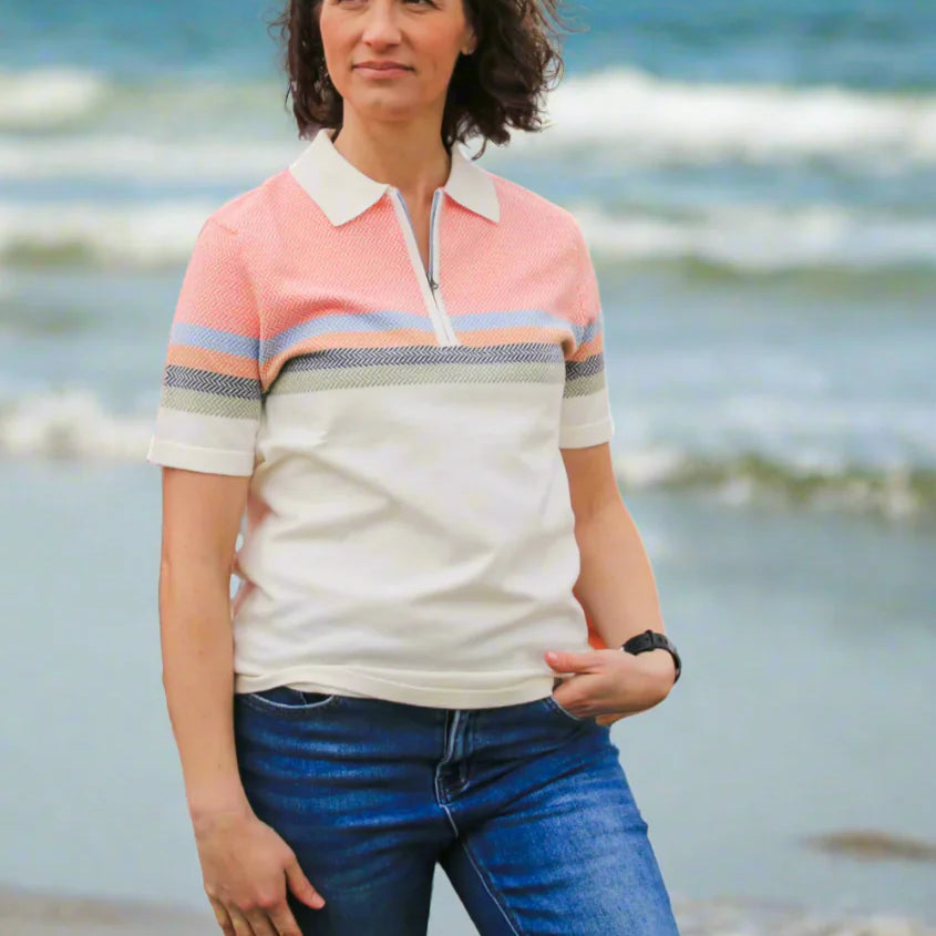 Abode Outside Sunsetter Polo - Eggshell