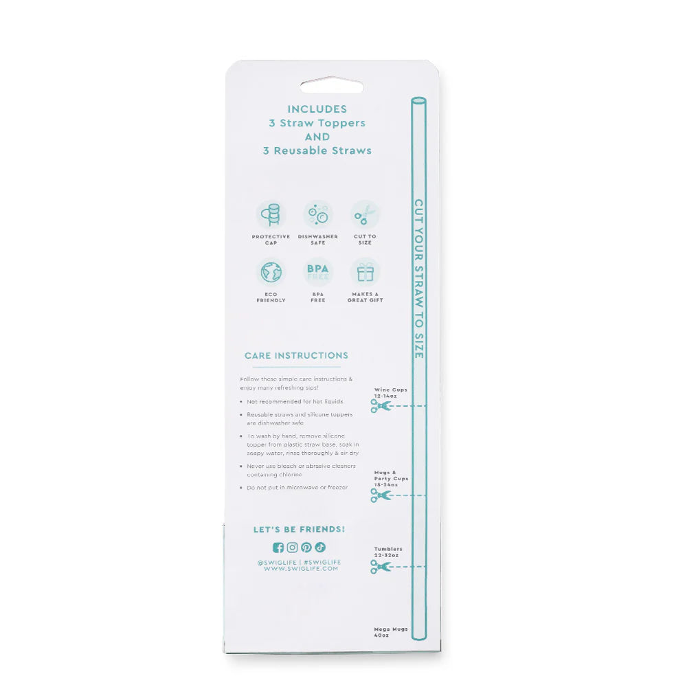 Swig Fall Straw Toppers