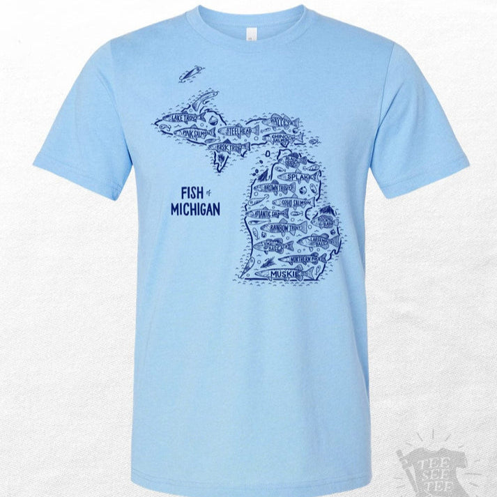 The Fish of Michigan Unisex T-Shirt