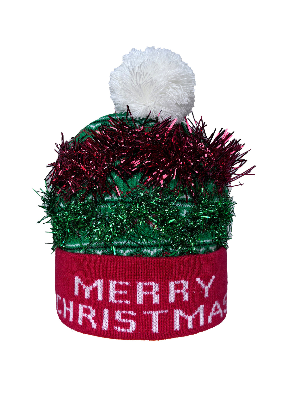 Christmas Tinsel Sweater Beanie
