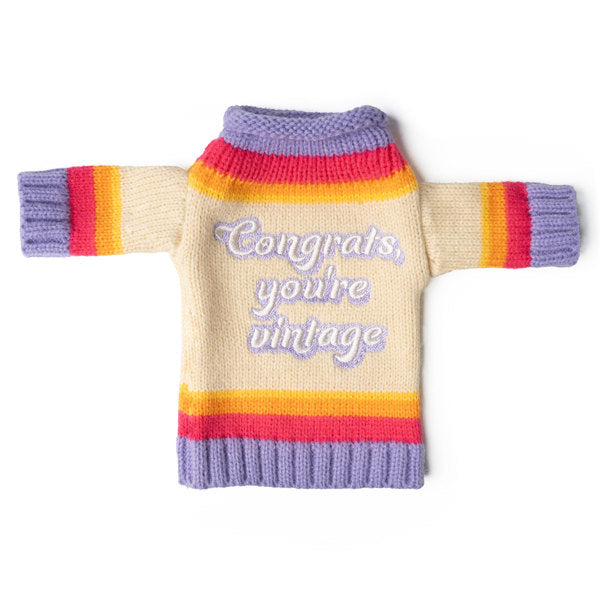 It&#39;s Yo Birthday Wine And Bottle Sweater