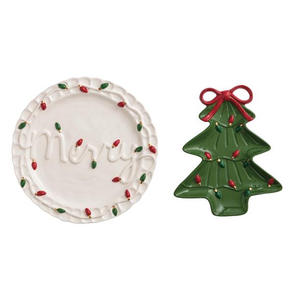 Mud Pie Christmas Nested Platter